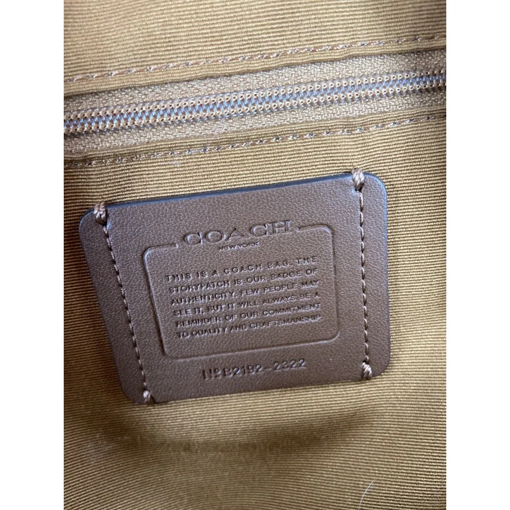 Coach Jordyn Backpack Chalk White Perforated Signature Leather Bag F72645